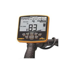 Detector de Metales Garrett ACE Apex Std con Bobina Viper 6" x 11" Seminuevo
